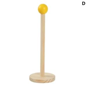EELHOE | Wood Toilet Paper Holder No Drill Kitchen Storage Tissue Hanger Bathroom Accessories AntiSlip Vertical Tissue Holder Tissue Rack