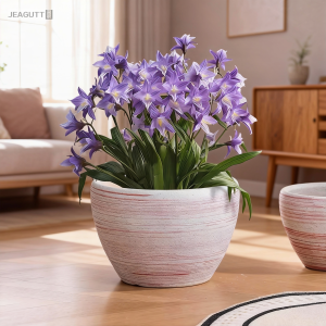 jeagutt | Breathable Large Mouth Nordic Style Indoor Outdoor Succulent Plant Ceramic Pot