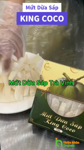 Mứt Dừa Sáp KING COCO LOẠI 1 Sấy Dẻo Sữa Tươi To Dài Ít Ngọt Đặc Sản Trà Vinh 250g