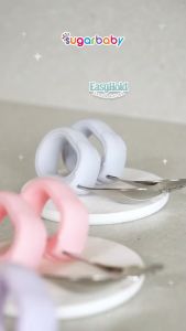 Sugar Baby Easy Hold Spoon & Fork Sendok Garpu Training Makan Bayi MPASI Stainless Steel Dengan Tempat Penyimpanan