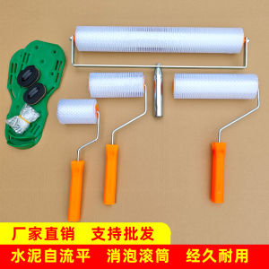 Foam Rolling Brush for Floor Paint Self-Levelling Construction Cement Epoxystone Gypsum Needle Pricking Air Release 13-20-30-50 Teeth