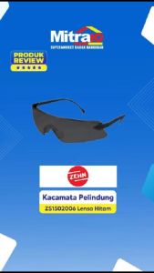 Zehn Kaca Mata Pelindung ZS1502006 & Lensa Hitam