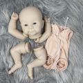 MRB 19 นิ้วไวนิล Reborn ตุ๊กตาชุด Juliette เหมือนจริงที่ยังไม่เสร็จ Unpainted แม่พิมพ์สีสดเปล่าตุ๊กตาไวนิลชุดผ้า Body. 
