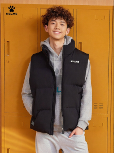 Kelme | Retro Casual Cotton Vest for Men and Women Warm