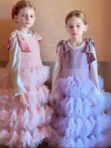 Large Skirt Purple Princess Dress