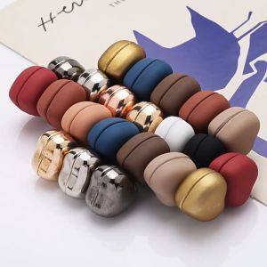 Pin Scarf Magnetic Clasp Scarf Magnets Brooch Magnetic Hijab Pins for Women Hijabs Scarves Clothes (pack of 8 pairs)
