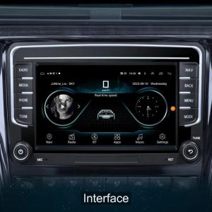 7inch Car Radio CarPlay Android Auto GPS Navigation for VW Passat Tiguan GOLF POLO Volkswagen Seat Skoda Multimedia Player 2Din