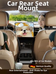 wasshope | Rotating Foldable Extendable Full Aluminum Backseat or Front Mount Phone Tablet Stand
