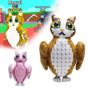 New Steal a Brainrot Plush Pink Meowl and Brown Meowl Game Peripherals Christmas Toy Gift Game Fans Kids Birthday Gift Home Dec