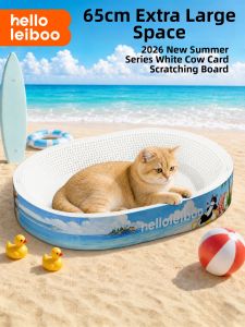 HELLOLEIBOO | Durable Scratching Resistant Cat House Scratcher Large