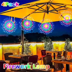 4PCS/SET 360LEDS USB hanging tree fireworks lightavailable in warm white and colored light colorsused for garden decoration