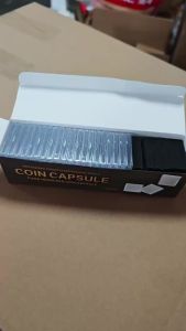 Trong Suốt Chống Sốc Trong Suốt Đựng Đồng Xu Acrylic Màn Hình Hiển Thị Dành Cho Bộ Sưu Tập Đồng Xu Viên Nhà Bàn Phòng Ngủ Phòng Khách Trang Trí Người Lớn