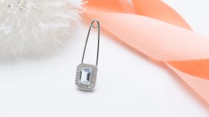 ธรรมชาติ1.2 Carats ตุลาคมเงิน925การออกแบบต้นฉบับที่สวยงามสไตล์เกาหลีเครื่องประดับอุปกรณ์เสริมของขวัญวันเกิดที่ดีสําหรับผู้หญิง