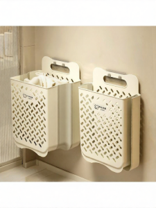 Wall Mount Foldable Large Capacity Laundry Basket