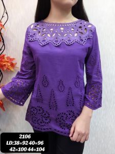 Blouse wanita import katun bolong