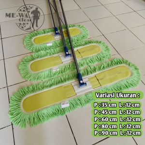Lobby Duster 3545608090 Cm full set / Pel lantai katun hijau