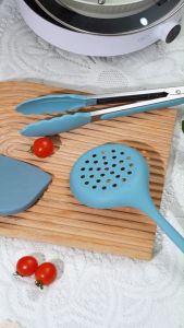 Ecowin Cookware Silicone Handle Food Grade Non-stick Silicone Kitchen Utensils Anti-scalding Durable Food Grade Harmless Spatula kitchen items