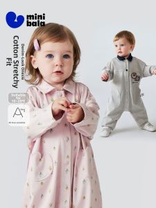 MINI BALA | Soft Retro Denim-Style Onesie