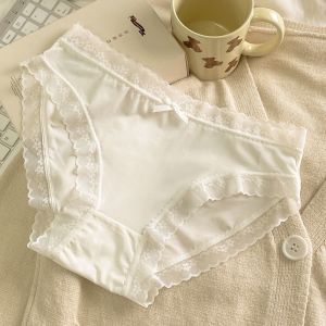 Ultra-Lightweight Breathable Ice Silk Womens Underwear Pure Color Seamless Soft Triangle Panties Pack of 4 Low Waist Nylon