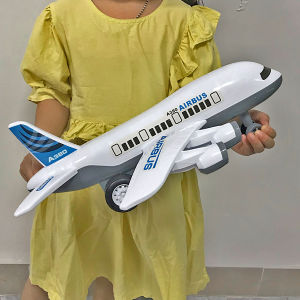 Childrens airplane toy model large inertia aircraft model airplane self-assembly childrens birthday and holiday gifts