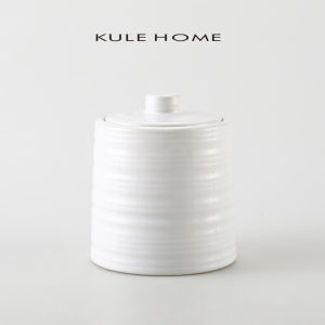 KULE HOME กล่องเก็บวัสดุอ่อนระดับไฮเอนด์ กล่องเก็บฟิล์มสำหรับใช้ในบ้าน กล่องเก็บของสำหรับโต๊ะทำงาน กล่องเก็บของเซรามิก