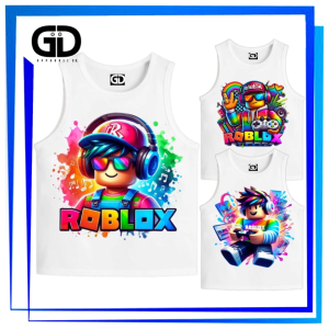 GDapparelco Roblox Kids Sando for kids for boys Cartoon Sleeveless Shirt Baby Boys fits Small-2XL Muscle Tank Top