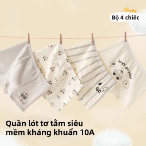 Quần Lót Cotton Đế Tơ Tằm cho Bé Trai