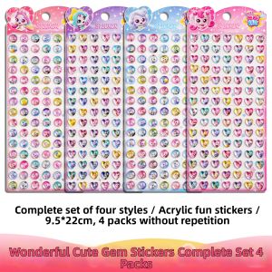 JIELI | 3D Crystal Waterproof Jewel Design Stickers