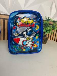 Tas anak sekolah laki-laki tas led bisa nyala karakter astronot lampu LED Ready 3 ukuran