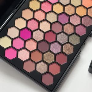 VERONNI | 54 Shades Eyeshadow Palette Matte Shimmer Highly Pigmented Eye Makeup Kit with 8 Pcs brush Makeup Brushes for Festival Cosplay