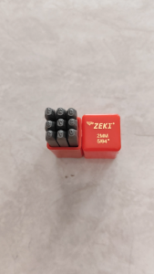 Alat Ketok Angka 2mm Zeki Japan Number Punch Zeki Angka Ketok 2mm Zeki Japan