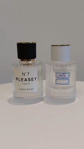 [Ready Stock+COD] Glass 30ml 50ml Refillable Spray Bottle Portable Cosmetic 2 size perfume Refill Bottles For Travel
