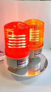 4 Inci Lampu Peringatan Kuning / Merah & Lampu Blitz 220 Volt