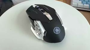 kebidumei | KEBIDUMEI Bluetooth Mouse 2.4G Wireless Mecha Mouse Rechargeable Gaming Backlight Mouse Ergonomic Office Mice Game Accessories