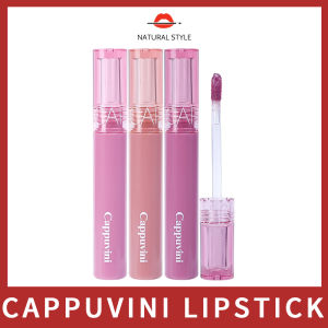 【Natural style】Cappuvini Glassy Water Gloss Lip Glaze Mirror Lipstick High Quality and Low Price Student Makeup