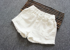 Quần Jeans Ngắn Bông Nóng Cho Bé Gái Học Trò