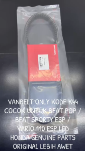 Vanbelt Original Beat Pop / Beat Sporty Esp / Vario 110 Esp LED K44 Asli AHM KD225