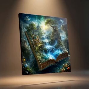Magical Forest of Books Wooden Jigsaw Puzzle For Adults High-difficulty Magic Puzzle Intellectual Toy Family Game Home Decor