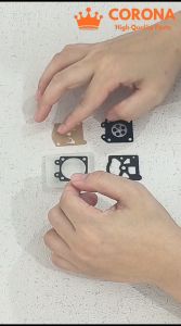 Membran Carburator Senso 5200 5800 Mimbran Gasket Kit Diaphragm Set Mesin Gergaji Chainsaw 52CC 58CC