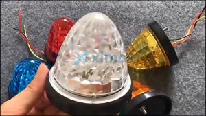 Led Light For Truck 24v Light For Truck Trailer Side Clearance Lamp Drive Safely Taillight Crystal Cone Side Marking Warning Tail Light