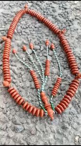 PROMO - Tasbih tijani dari kayu galih secang 14 mm rumbai cantik