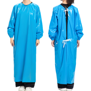 ผ้ากันเปื้อน TPU 1 ชิ้นสำหรับผู้ชายและผู้หญิง ปรับความยาวได้ เหมาะสำหรับห้องครัว โรงงานอาหาร โรงฆ่าสัตว์ อุปกรณ์ป้องกันอุตสาหกรรม