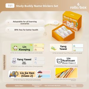 Niimbot | Waterproof Tear Resistant Name Stickers For Kids Label Printing Paper