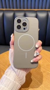 For Magsafe Liquid Silicone Magnetic Wireless Charging Case For iPhone 16 15 14 Plus 12 11 13 Pro Max Crystal Lens Protect Cover