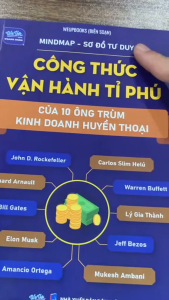 Mindmap - Sơ đồ tư duy "Công thức vận hành tỉ phú" của 10 ông trùm kinh doanh huyền thoại