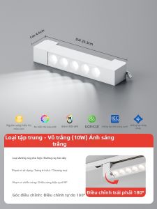 TONGZHIGUANG | Đèn Led Đường Ray Điều Chỉnh được Ánh Sáng Tuyến Tính