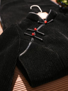 New Chinese Style Long Sleeve Qipao Beautiful Unique Small Size Improved Daily Wear Winter Fashion Autumn Winter Edition