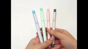 6 Cái/bộ Hình Bút Loại Bấm Bút Chì Tẩy Lõi Có Thể Thay Thế Thiết Kế Hoạt Hình Trường Văn Phòng Phẩm Đồ Dùng Cho Học Sinh