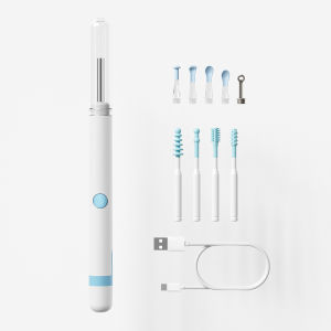 Hand-held WIFI Visual 4.2mm Ear Scope Camera with Vibration for IOS/Android Wireless Otoscope Ear Picker for Ear Massage&Relax