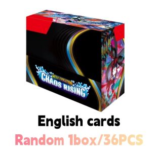 Bandai | 10/40/90/180/360 PCS English Trading Card Game Booster Box Chaos Rising Mega Evolution Collectible Game Cards for Chaos Risinc